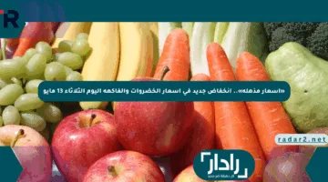 «أسعار مذهلة».. انخفاض جديد في أسعار الخضروات والفاكهة اليوم الثلاثاء 13 مايو